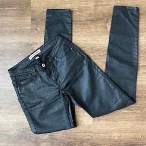 Country Road Sateen Black Jeans, Size 4 AU (Size 0 US)